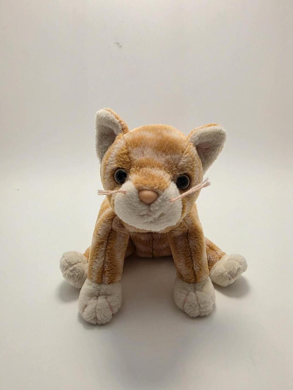Ty Beanie Baby “Amber” the Adorable Tabby Cat- No Hang Tag (5.5 inch)